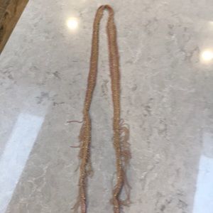 Chan Luu thin decorative scarf w beads/sequins